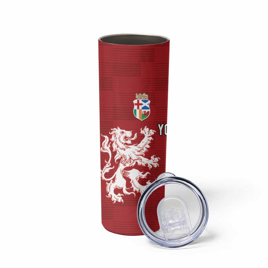 Custom British Lions Argentina Skinny Tumbler Unique Style - Wonder Print Shop