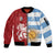 Custom British Lions Argentina Sleeve Zip Bomber Jacket Unique Style - Wonder Print Shop