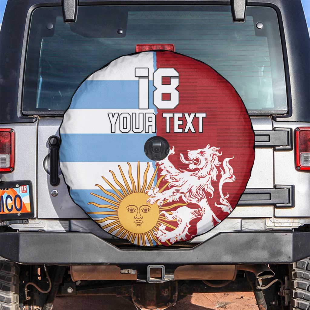Custom British Lions Argentina Spare Tire Cover Unique Style - Wonder Print Shop