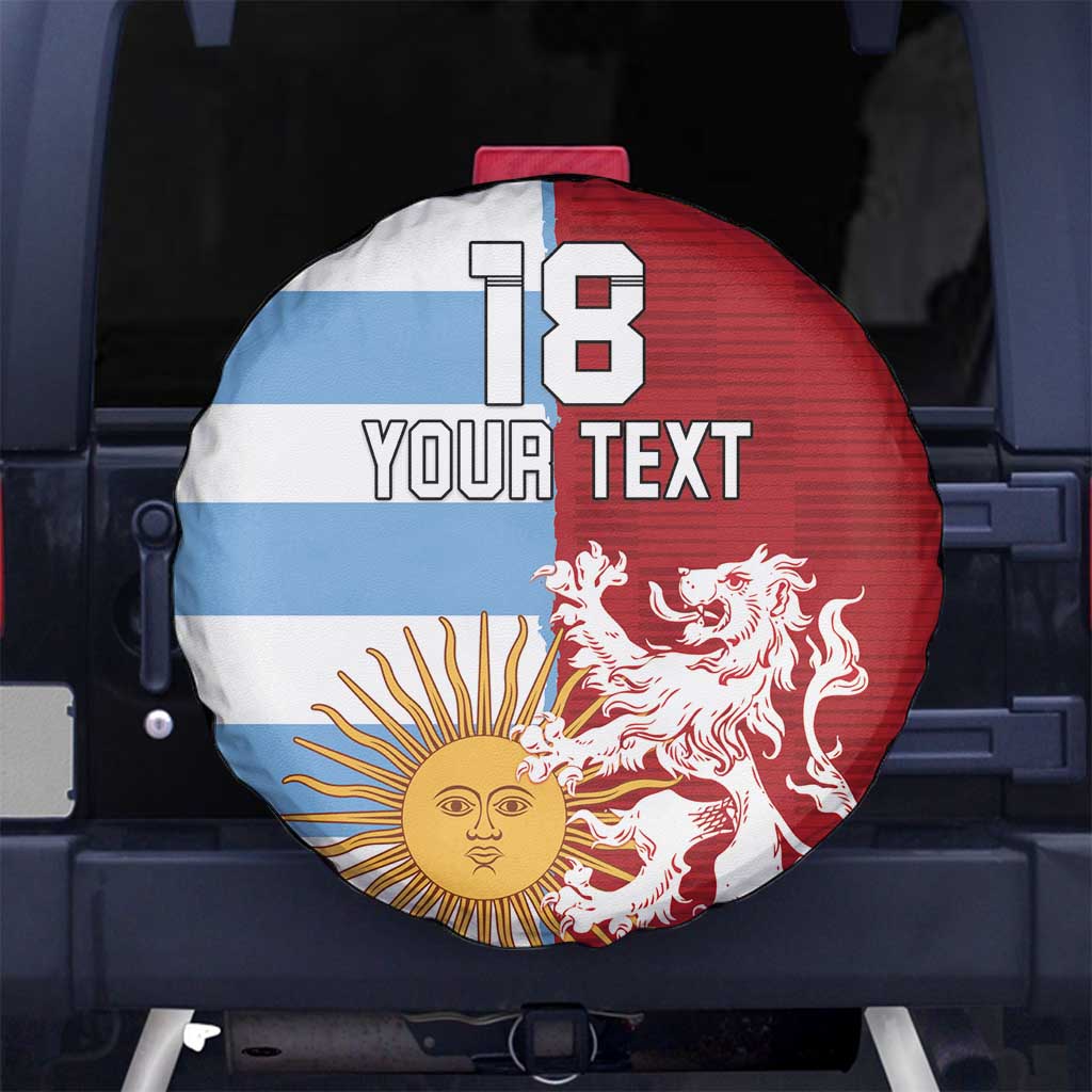 Custom British Lions Argentina Spare Tire Cover Unique Style - Wonder Print Shop