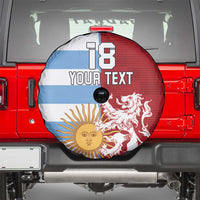 Custom British Lions Argentina Spare Tire Cover Unique Style - Wonder Print Shop