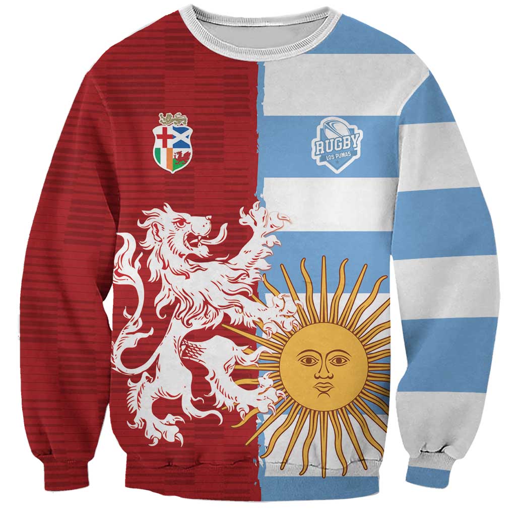 Custom British Lions Argentina Sweatshirt Unique Style - Wonder Print Shop