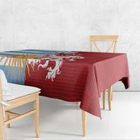 Custom British Lions Argentina Tablecloth Unique Style - Wonder Print Shop