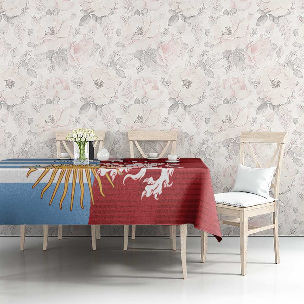 Custom British Lions Argentina Tablecloth Unique Style - Wonder Print Shop