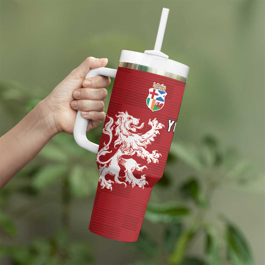 Custom British Lions Argentina Tumbler With Handle Unique Style - Wonder Print Shop