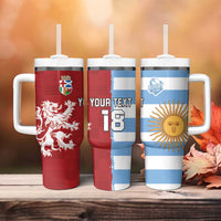 Custom British Lions Argentina Tumbler With Handle Unique Style - Wonder Print Shop