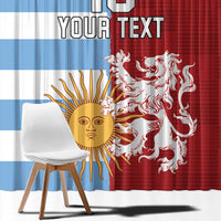 Custom British Lions Argentina Window Curtain Unique Style - Wonder Print Shop
