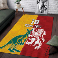 Custom British Lions Australia Area Rug Unique Style - Wonder Print Shop