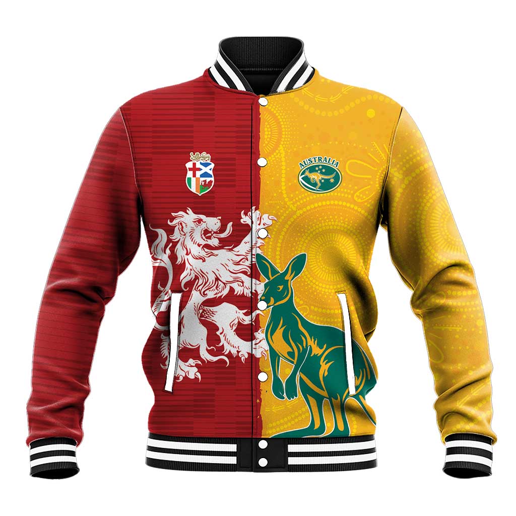 Custom British Lions Australia Baseball Jacket Unique Style - Wonder Print Shop