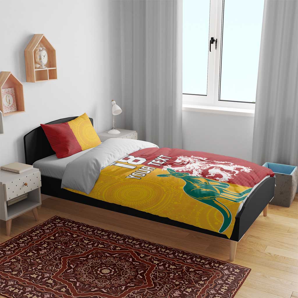 Custom British Lions Australia Bedding Set Unique Style - Wonder Print Shop