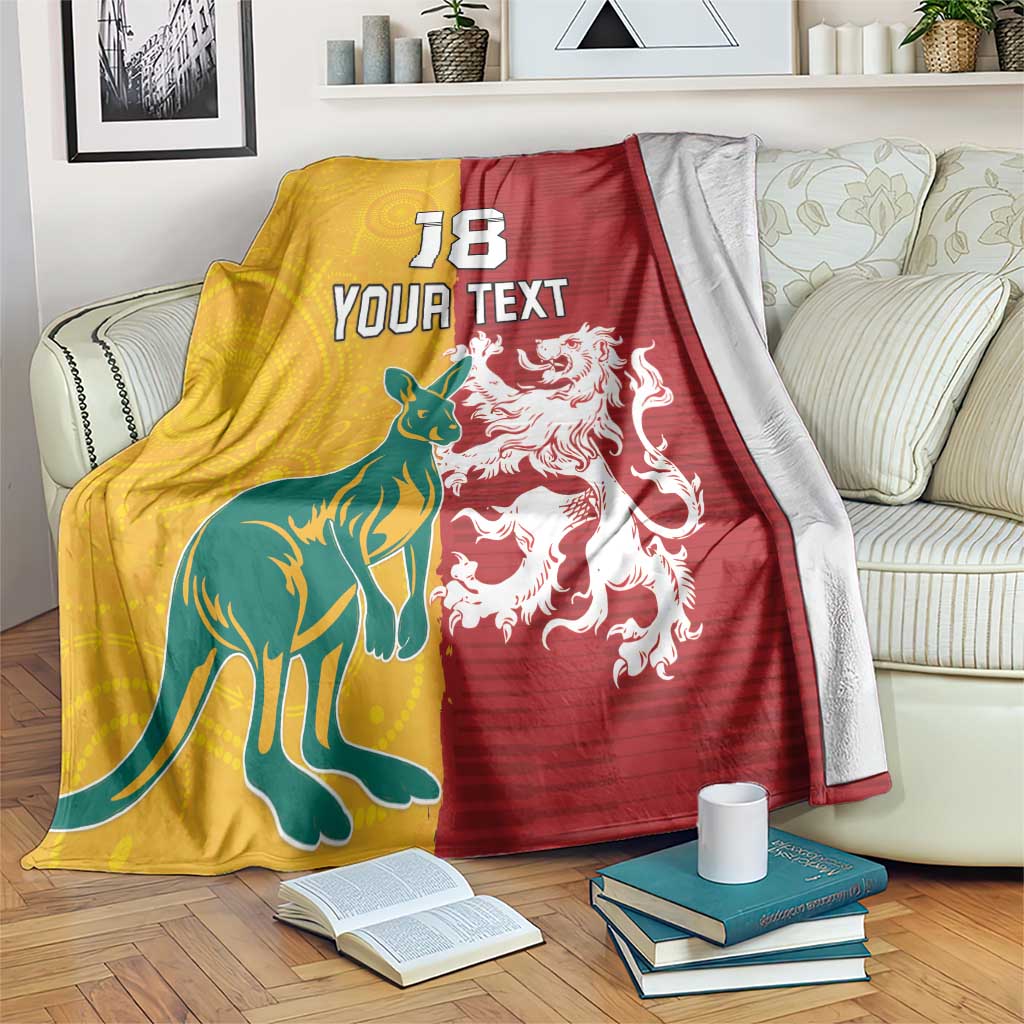 Custom British Lions Australia Blanket Unique Style - Wonder Print Shop