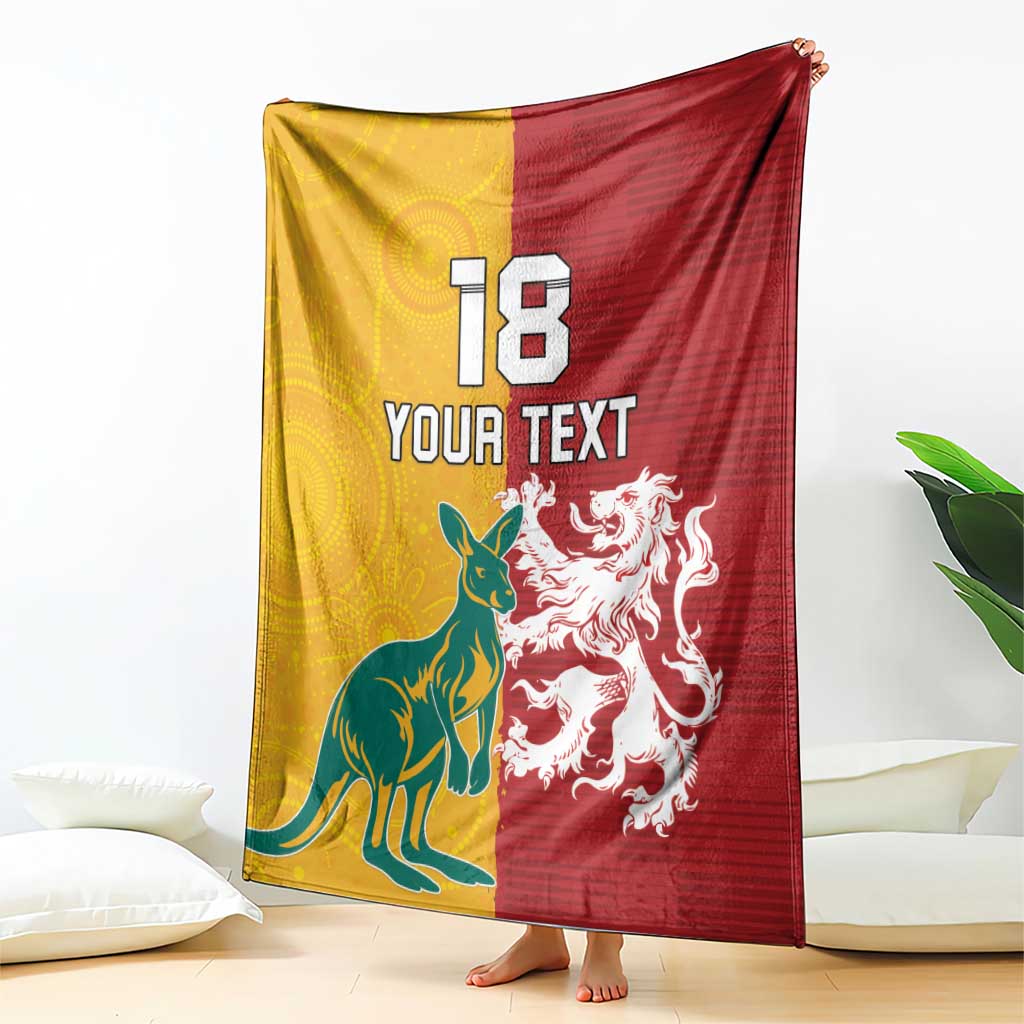 Custom British Lions Australia Blanket Unique Style - Wonder Print Shop