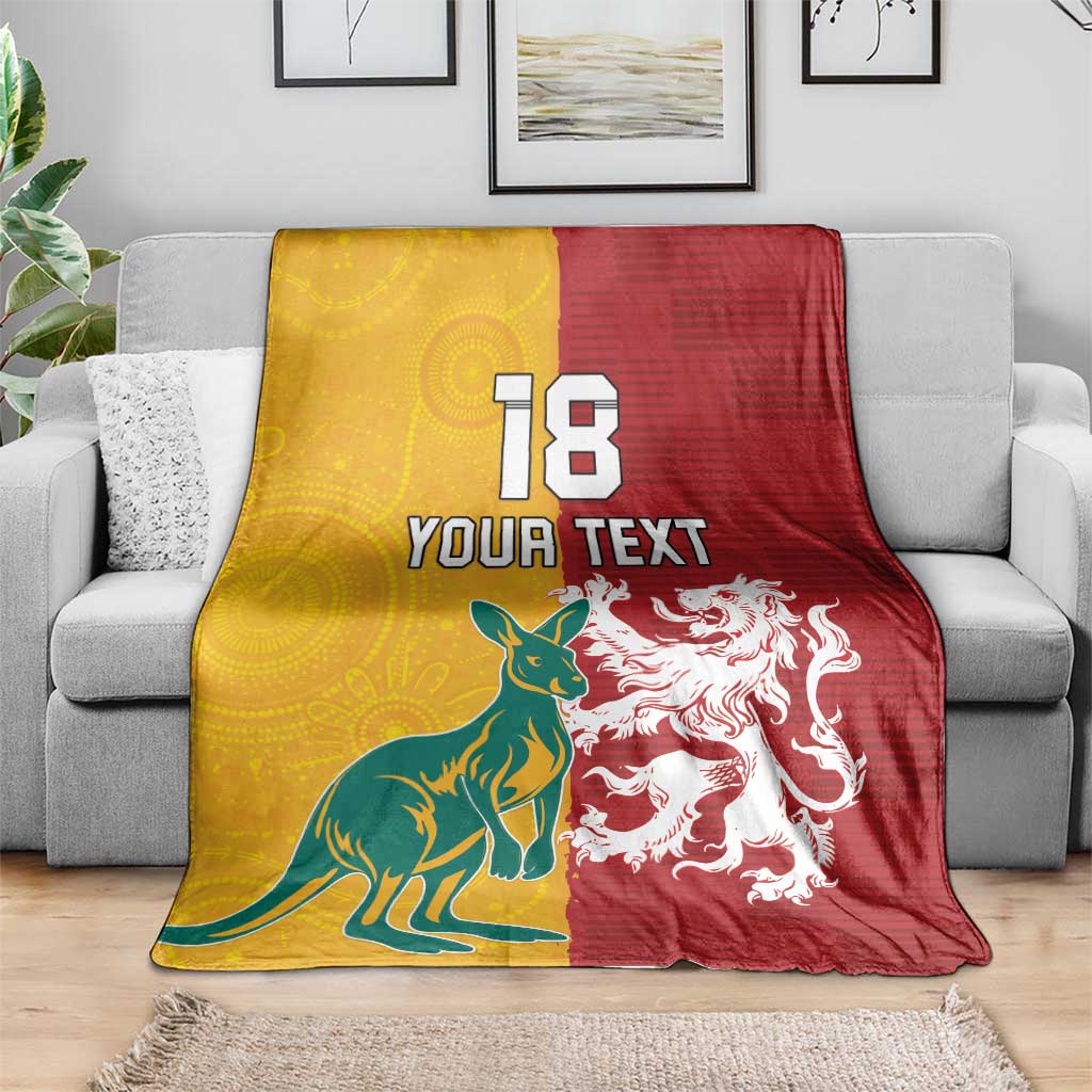 Custom British Lions Australia Blanket Unique Style - Wonder Print Shop