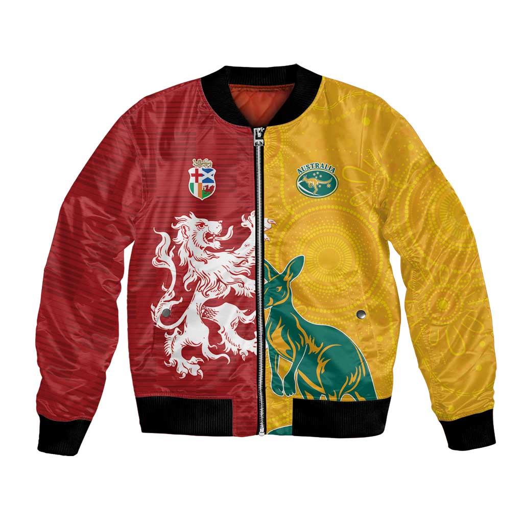 Custom British Lions Australia Bomber Jacket Unique Style - Wonder Print Shop