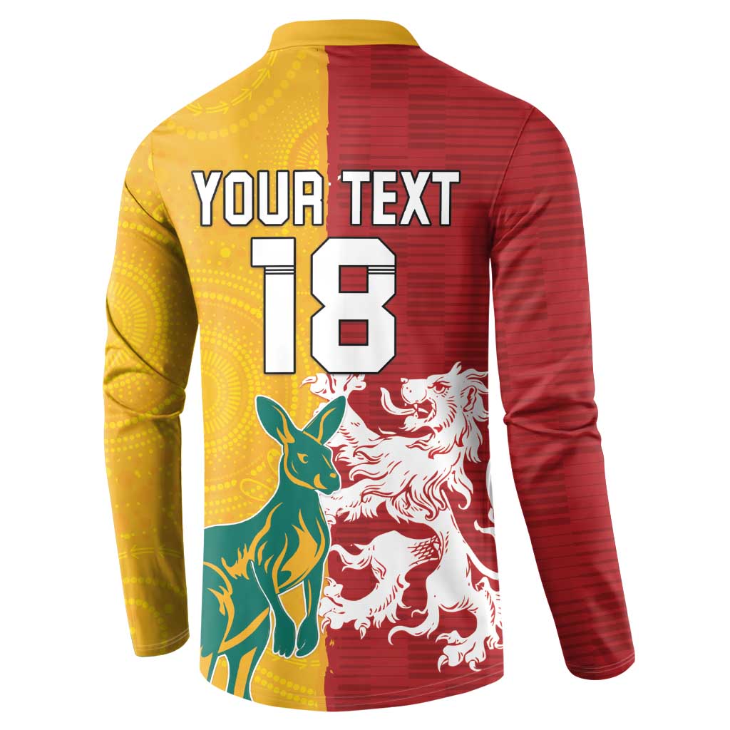 Custom British Lions Australia Button Sweatshirt Unique Style - Wonder Print Shop