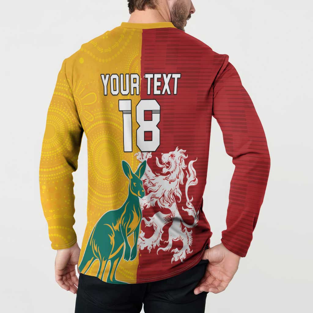 Custom British Lions Australia Button Sweatshirt Unique Style - Wonder Print Shop