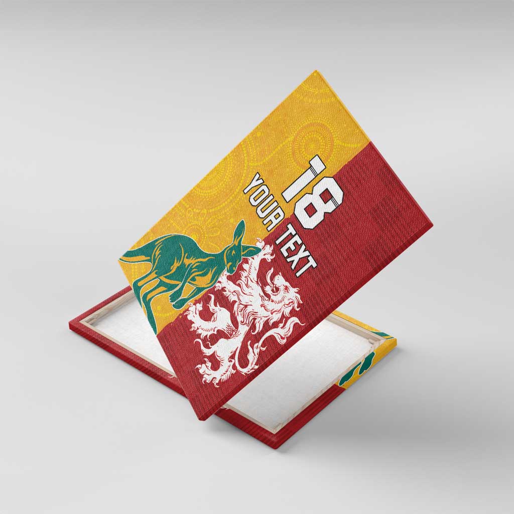 Custom British Lions Australia Canvas Wall Art Unique Style - Wonder Print Shop