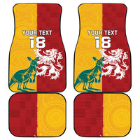 Custom British Lions Australia Car Mats Unique Style - Wonder Print Shop