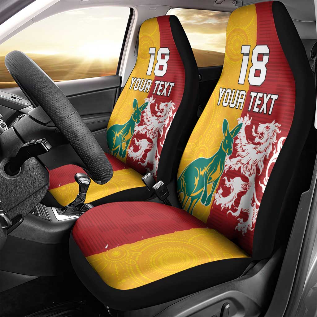 Custom British Lions Australia Car Seat Cover Unique Style - Wonder Print Shop