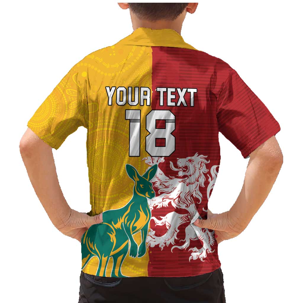 Custom British Lions Australia Family Matching Mermaid Dress and Hawaiian Shirt Unique Style - Wonder Print Shop