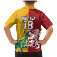 Custom British Lions Australia Family Matching Mermaid Dress and Hawaiian Shirt Unique Style - Wonder Print Shop