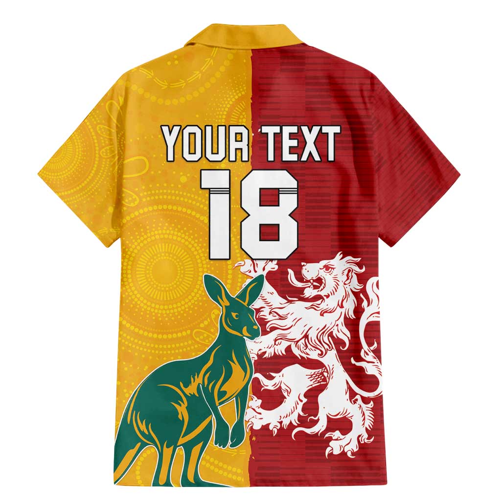 Custom British Lions Australia Family Matching Mermaid Dress and Hawaiian Shirt Unique Style - Wonder Print Shop