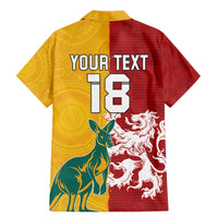 Custom British Lions Australia Family Matching Mermaid Dress and Hawaiian Shirt Unique Style - Wonder Print Shop