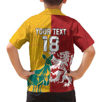 Custom British Lions Australia Family Matching Puletasi and Hawaiian Shirt Unique Style - Wonder Print Shop