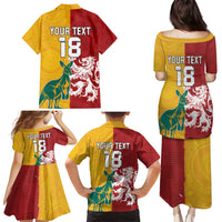 Custom British Lions Australia Family Matching Puletasi and Hawaiian Shirt Unique Style - Wonder Print Shop