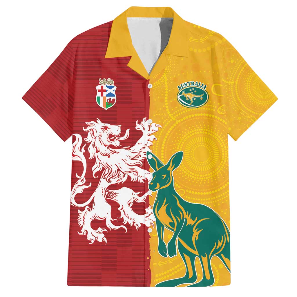 Custom British Lions Australia Family Matching Puletasi and Hawaiian Shirt Unique Style - Wonder Print Shop