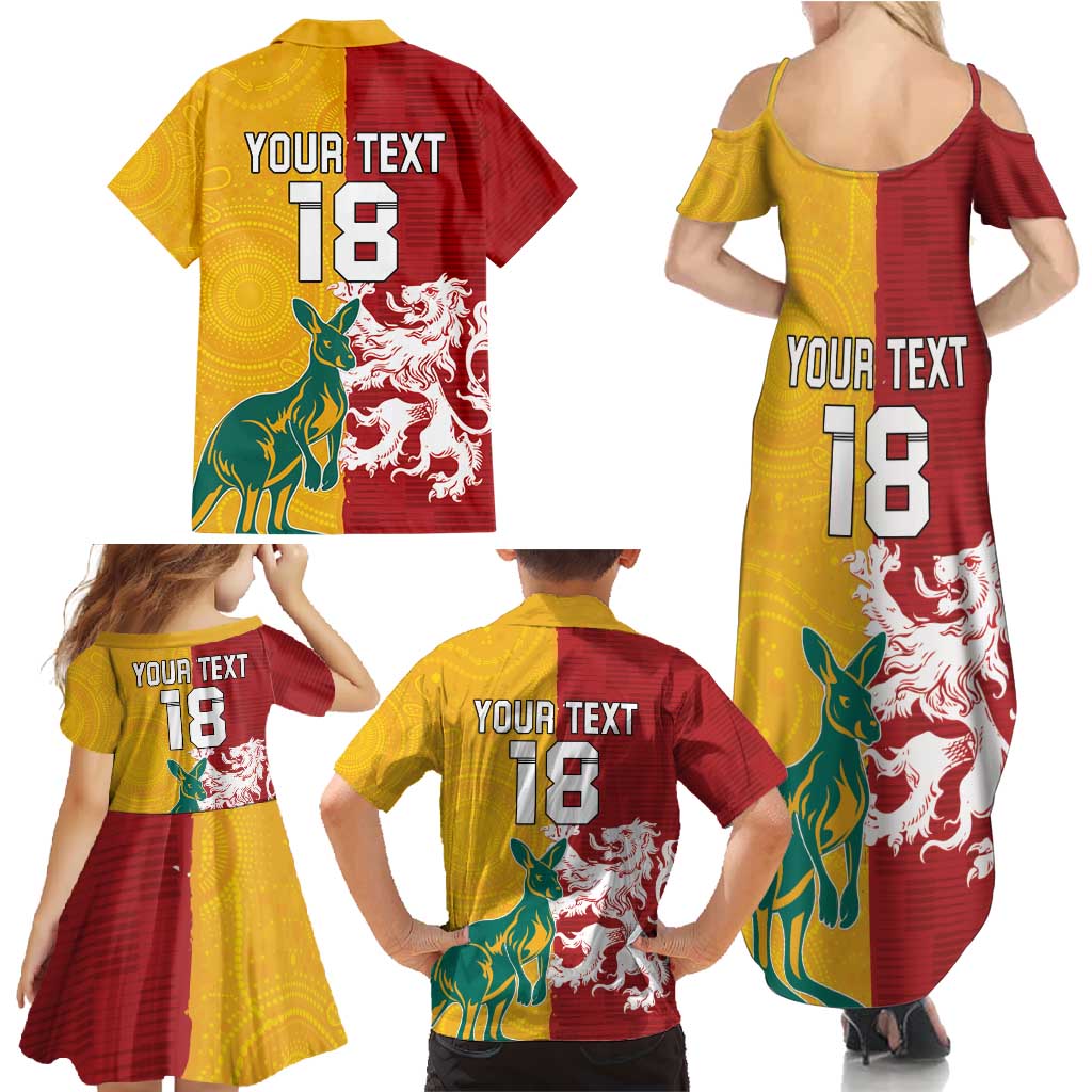 Custom British Lions Australia Family Matching Summer Maxi Dress and Hawaiian Shirt Unique Style - Wonder Print Shop