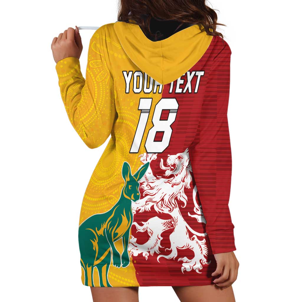 Custom British Lions Australia Hoodie Dress Unique Style - Wonder Print Shop