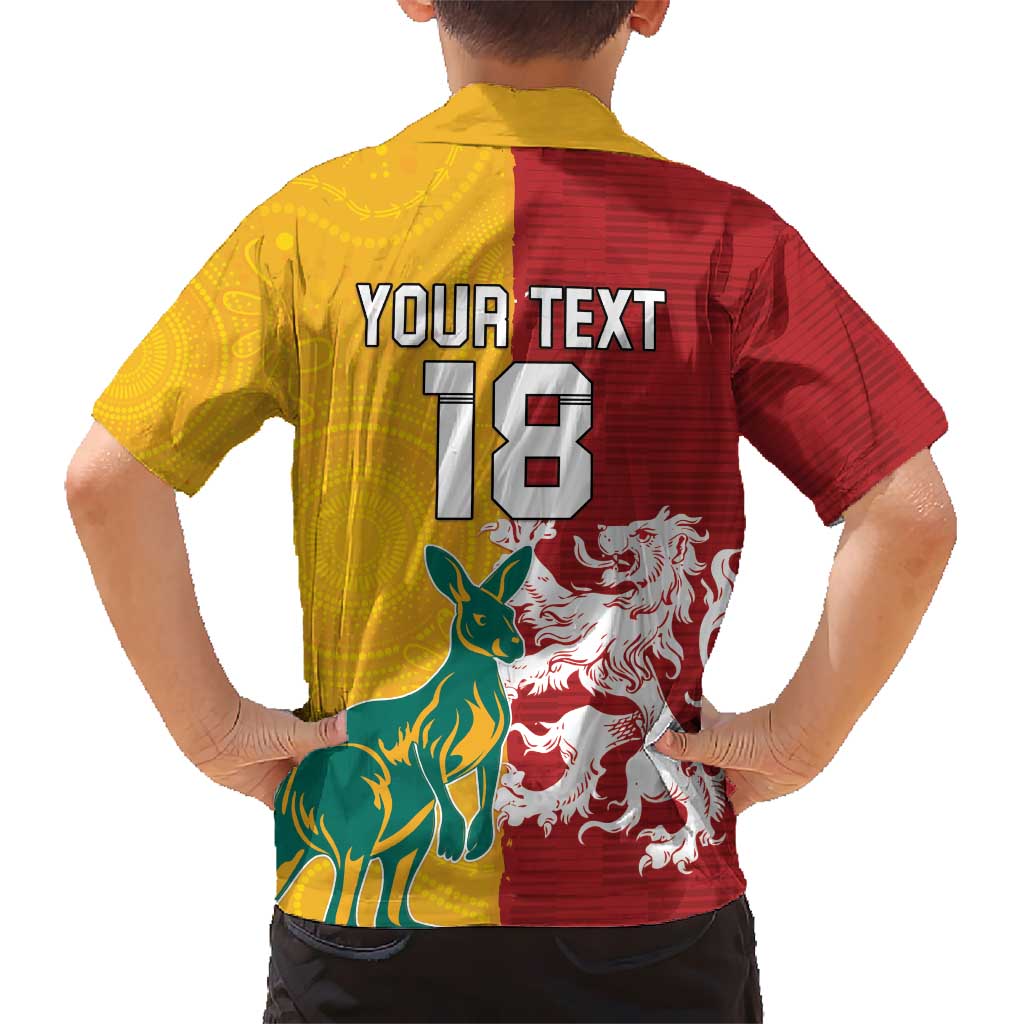 Custom British Lions Australia Kid Hawaiian Shirt Unique Style - Wonder Print Shop