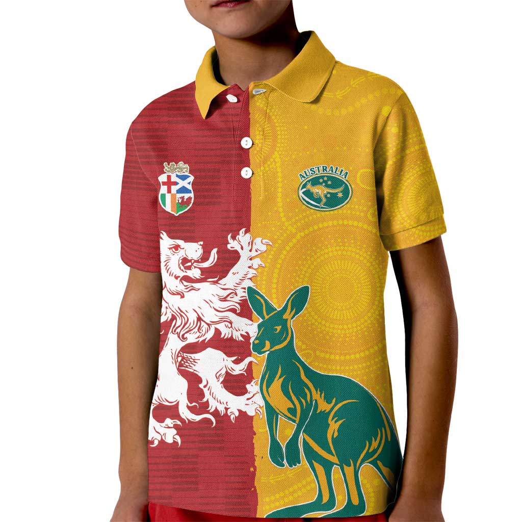 Custom British Lions Australia Kid Polo Shirt Unique Style - Wonder Print Shop