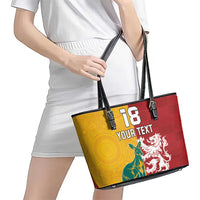Custom British Lions Australia Leather Tote Bag Unique Style - Wonder Print Shop