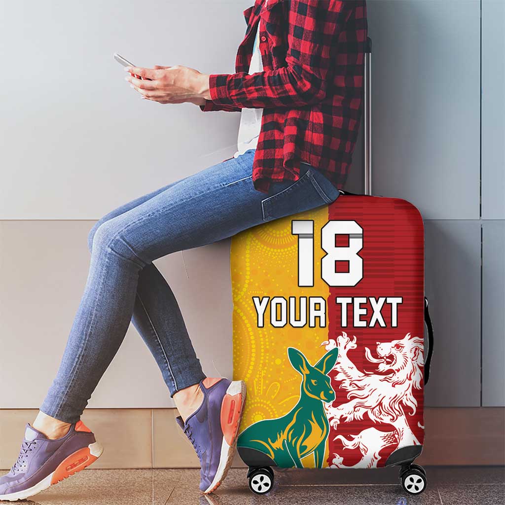 Custom British Lions Australia Luggage Cover Unique Style - Wonder Print Shop