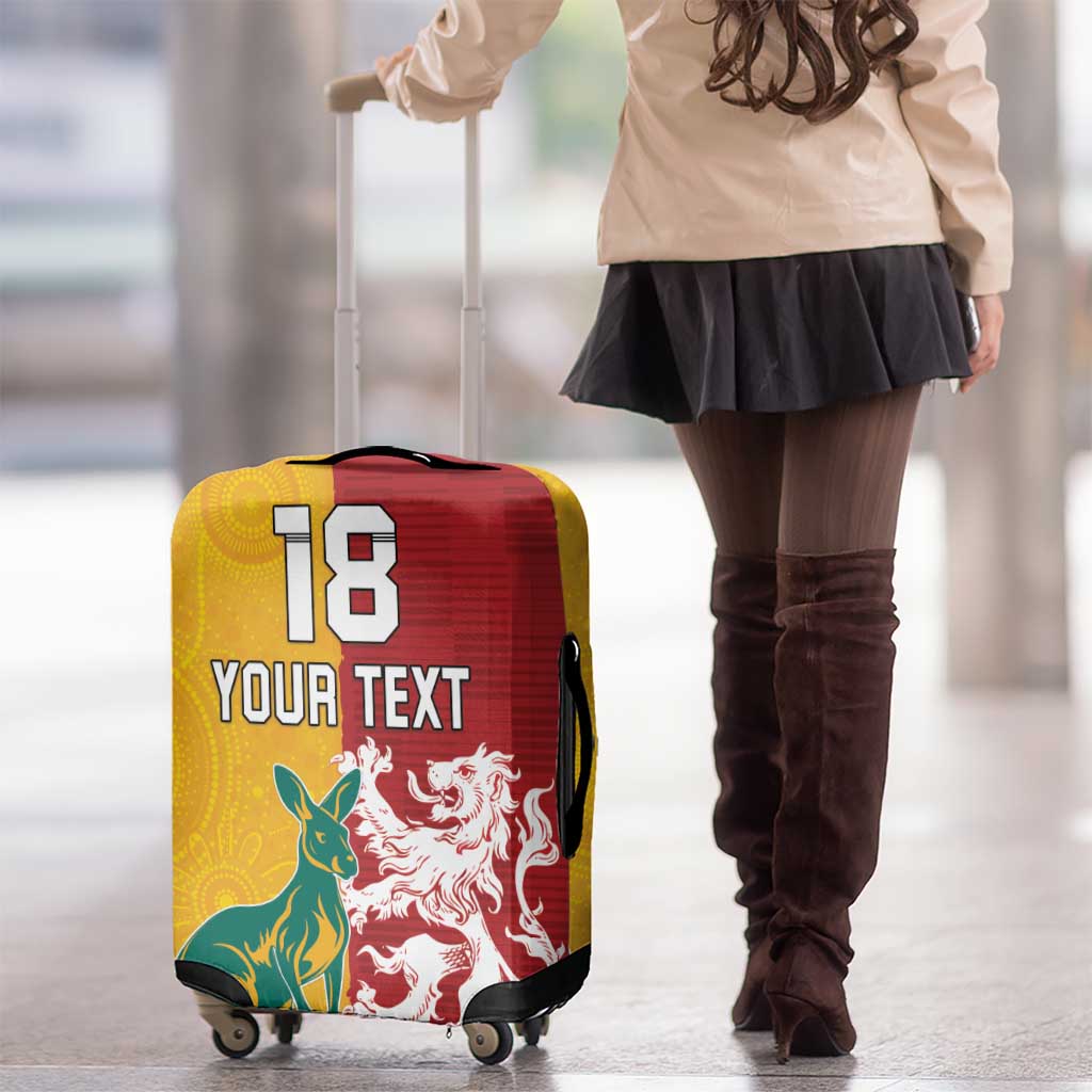 Custom British Lions Australia Luggage Cover Unique Style - Wonder Print Shop