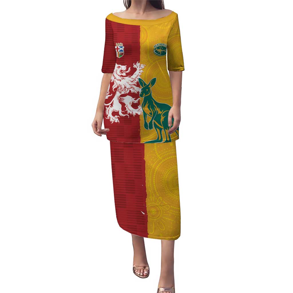 Custom British Lions Australia Puletasi Unique Style - Wonder Print Shop