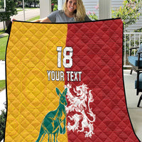 Custom British Lions Australia Quilt Unique Style - Wonder Print Shop