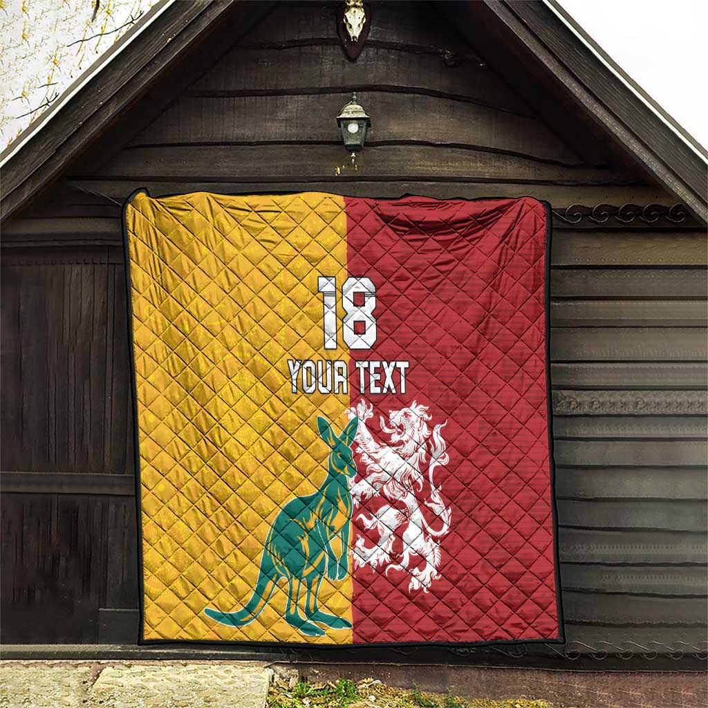 Custom British Lions Australia Quilt Unique Style - Wonder Print Shop