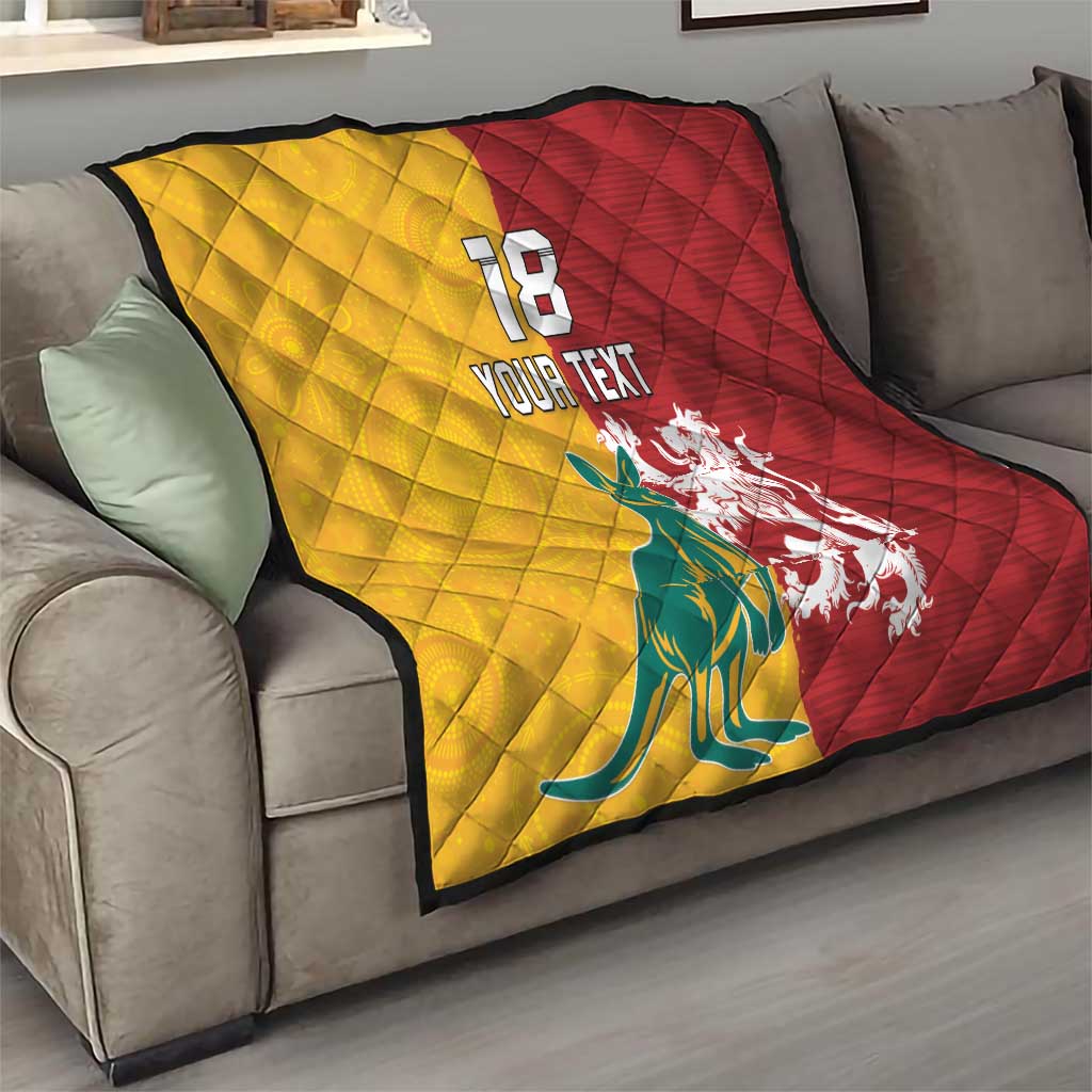 Custom British Lions Australia Quilt Unique Style - Wonder Print Shop