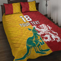 Custom British Lions Australia Quilt Bed Set Unique Style - Wonder Print Shop