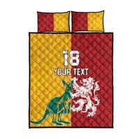 Custom British Lions Australia Quilt Bed Set Unique Style - Wonder Print Shop