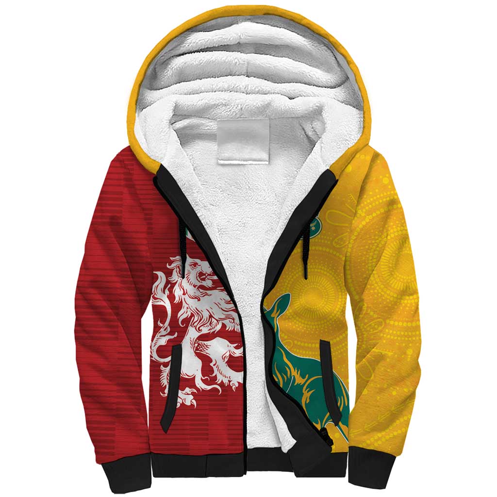 Custom British Lions Australia Sherpa Hoodie Unique Style - Wonder Print Shop