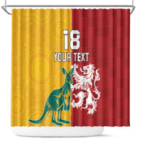 Custom British Lions Australia Shower Curtain Unique Style - Wonder Print Shop