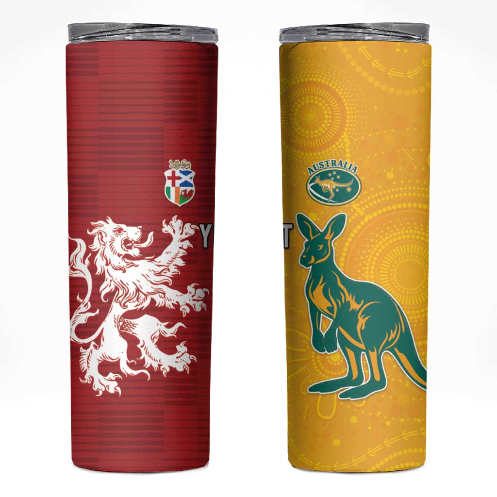 Custom British Lions Australia Skinny Tumbler Unique Style - Wonder Print Shop