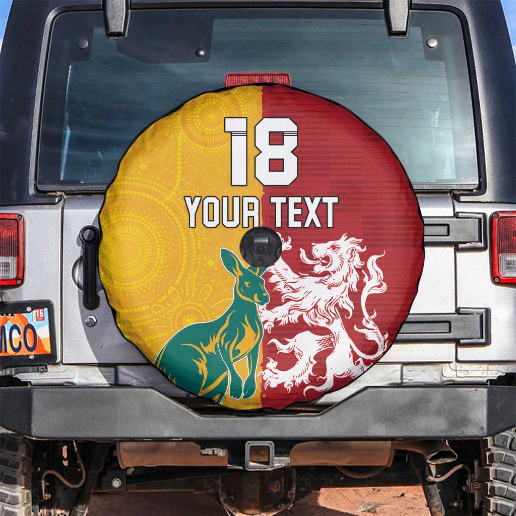 Custom British Lions Australia Spare Tire Cover Unique Style - Wonder Print Shop