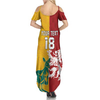 Custom British Lions Australia Summer Maxi Dress Unique Style - Wonder Print Shop