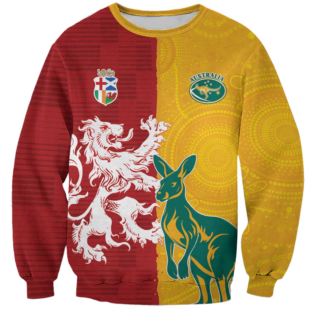 Custom British Lions Australia Sweatshirt Unique Style - Wonder Print Shop