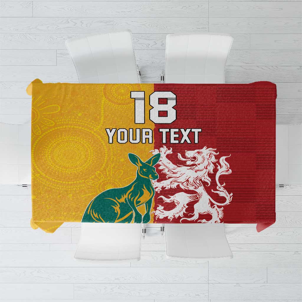 Custom British Lions Australia Tablecloth Unique Style - Wonder Print Shop